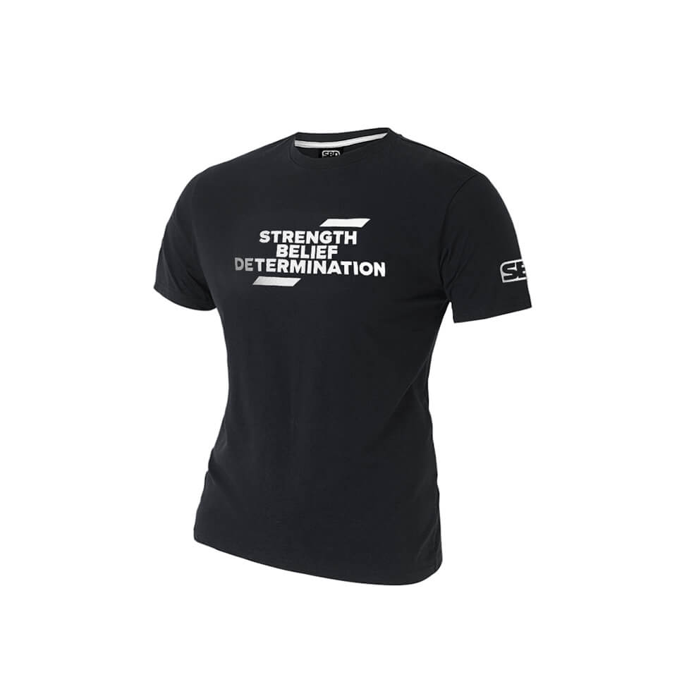 SBD Slogan T-Shirt - Mens, Black/White