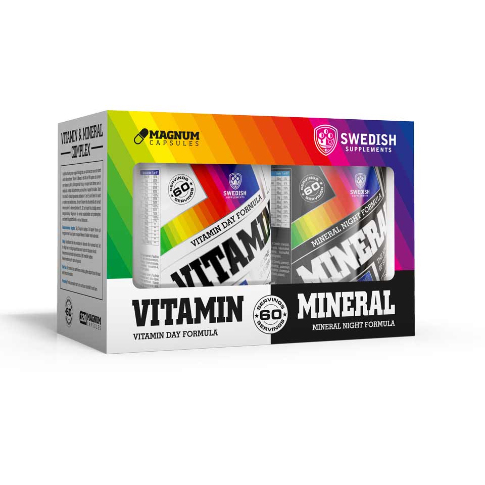 Swedish Supplements Vitamin & Mineral Complex 120 kapslar - Swedish Supplements