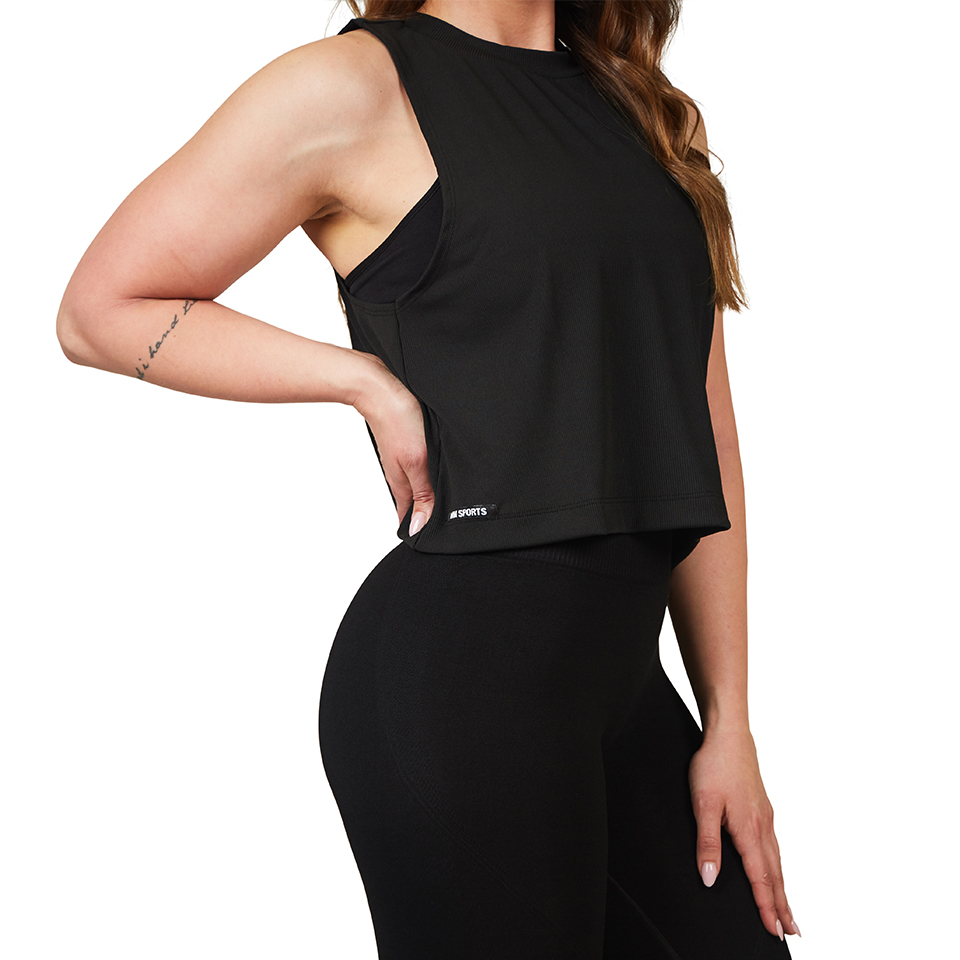 High Neck Rib Tank