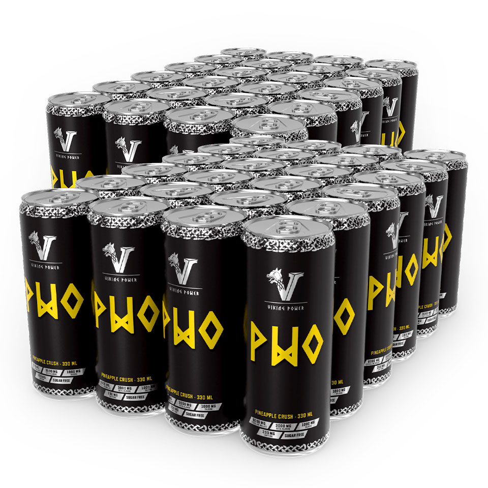PWO Energidryck Flak 48-pack