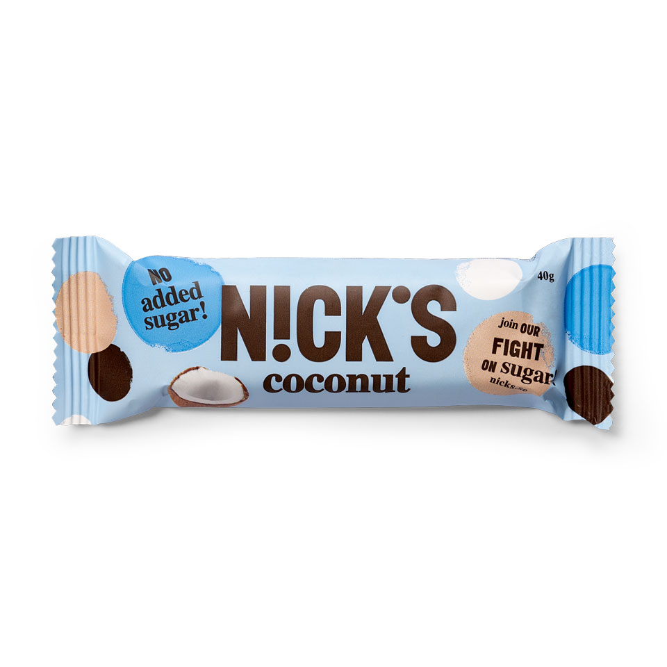 Nick's Coconut 40 gram Cocos och Choklad - Nick's