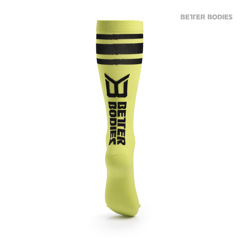 Better Bodies Knee Socks M Lime - Better Bodies