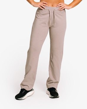 Jersey Pants Wmn Varsity, Taupe