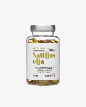 BioSalma Nattljusolja 10% GLA 1000mg