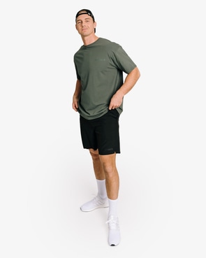 Oversized Hardcore T-shirt, Faded Green