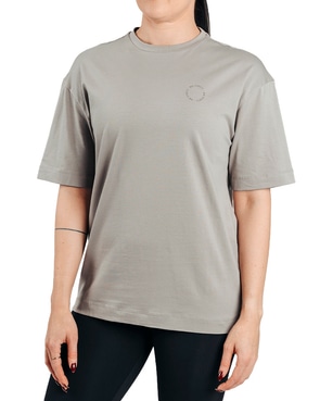 Oversized T-shirt Woman, Greige