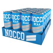 Ett flak 24-pack med NOCCO BCAA Ice Soda