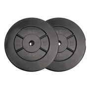 Iron Gym 20kg Plate Set, 10kg x 2 - (Add ons for All In One Curl Bar and Barbell)
