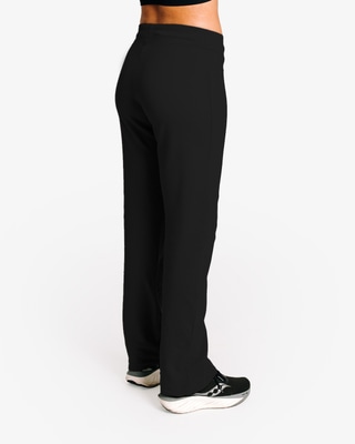 Jersey Pants Wmn Varsity, Black