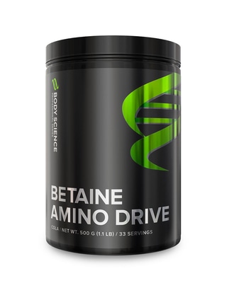 En burk Body Science Betaine Amino Drive Cola