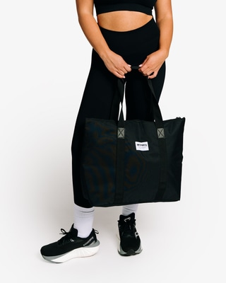 MM Sports Tote Bag Varsity, Black