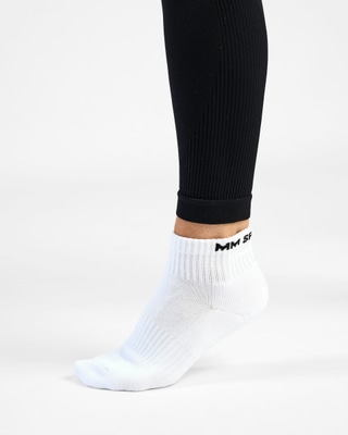 Mid-Cut Socks 3-Pack, White