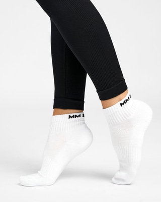 Mid-Cut Socks 3-Pack, White