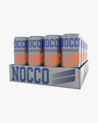 NOCCO Electrolyte Flak 24-pack Blood Orange med smak av blodapelsin