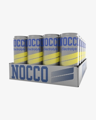 NOCCO Electrolyte Flak 24-pack Lemon/Lime med smak av citron och lime