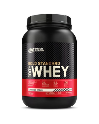 Optimum Nutrition Gold Standard 100% Whey 900 g Cookies & Cream proteinpulver