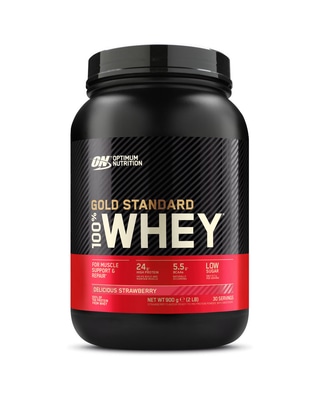 Optimum Nutrition Gold Standard 100% Whey 900 g Delicious Strawberry proteinpulver