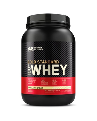 Optimum Nutrition Gold Standard 100% Whey 900 g Vanilla Ice Cream proteinpulver