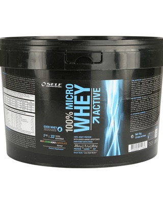 Svart burk Self Omninutrition Self Micro Whey Active proteinpulver
