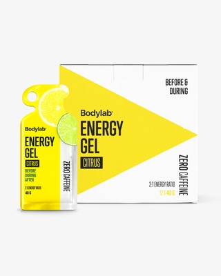Energy Gel, Citrus (Zero Caffeine) - 12 st hel låda