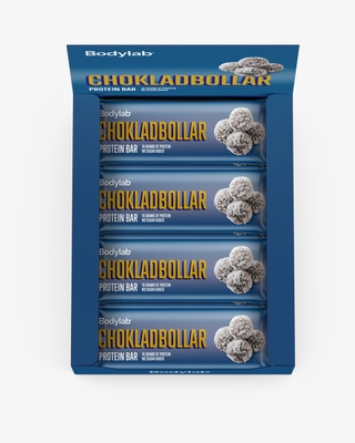 Bodylab Protein Bar Chokladbollar 12 st hel låda - Special Deal