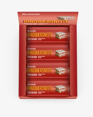 Bodylab Protein Bar Hindbærsnitte, 55 g - Outlet
