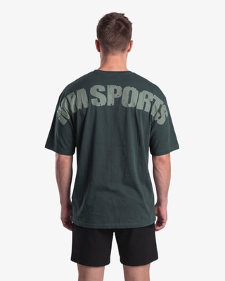 MM Sports Oversized Hardcore T-shirt, DK Green