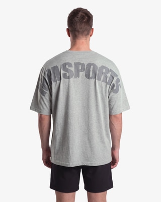 MM Sports Oversized Hardcore T-shirt, Light Grey