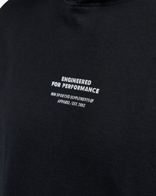 Hoodie Engineered, Black