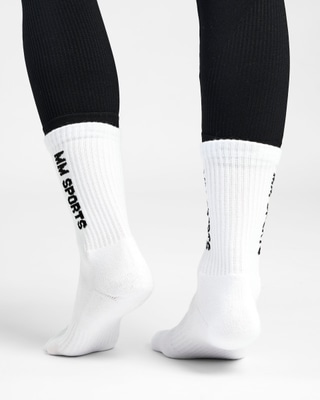 Mid-Cut Socks 3-Pack, White