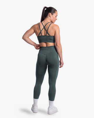 MM Sports Seamless Tights V2, Dk Green