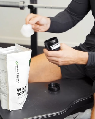 Pulverbehållare - Svart