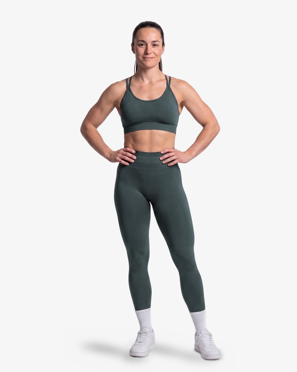 MM Sports Seamless Tights V2, Dk Green