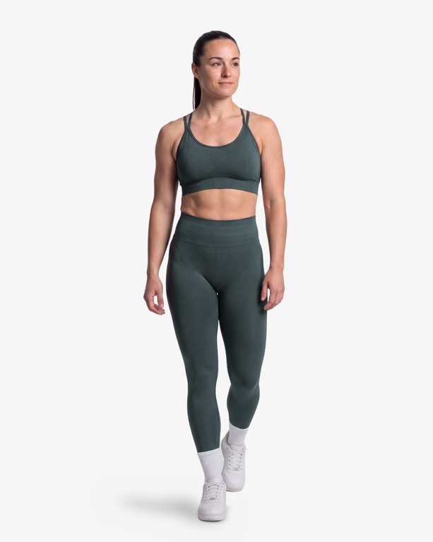 MM Sports Seamless Tights V2, Dk Green