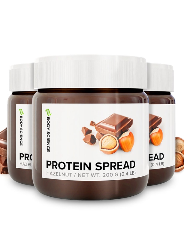 3 st Protein Spread – proteinberikad hasselnötkräm