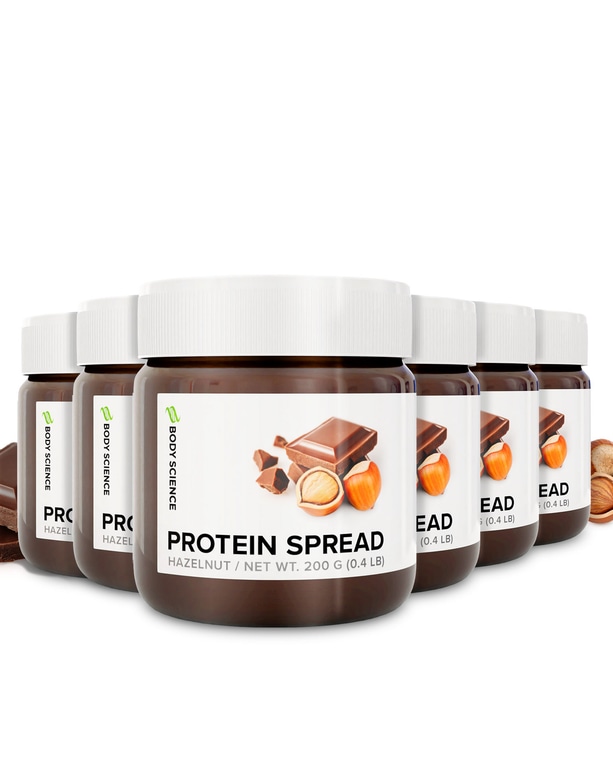 6 st Protein Spread – proteinberikad hasselnötkräm 