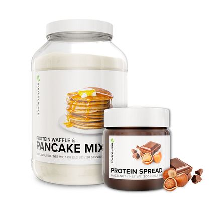 Pancake mix + Protein spread