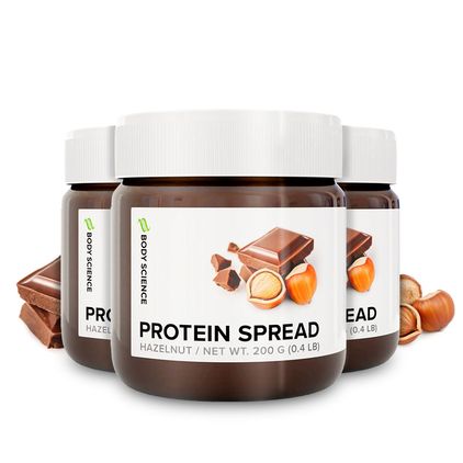 3 st Protein Spread – proteinberikad hasselnötkräm