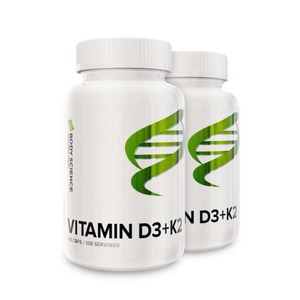Vitamin D3+K2 Storpack 200 kapslar