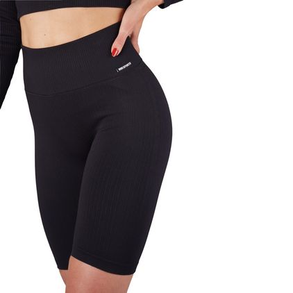 Seamless Lux Ribbed Biker Shorts