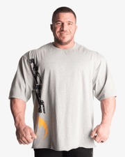 Iron Tee, Greymelange/Black