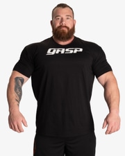 Gasp Legacy Gym Tee, Black/White