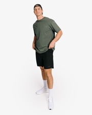 Oversized Hardcore tränings t-shirt, Faded Green