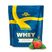 PureSwe Whey proteinpulver med smak av Klassisk Jordgubb